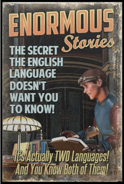 Writers who write in English have extra language resources.